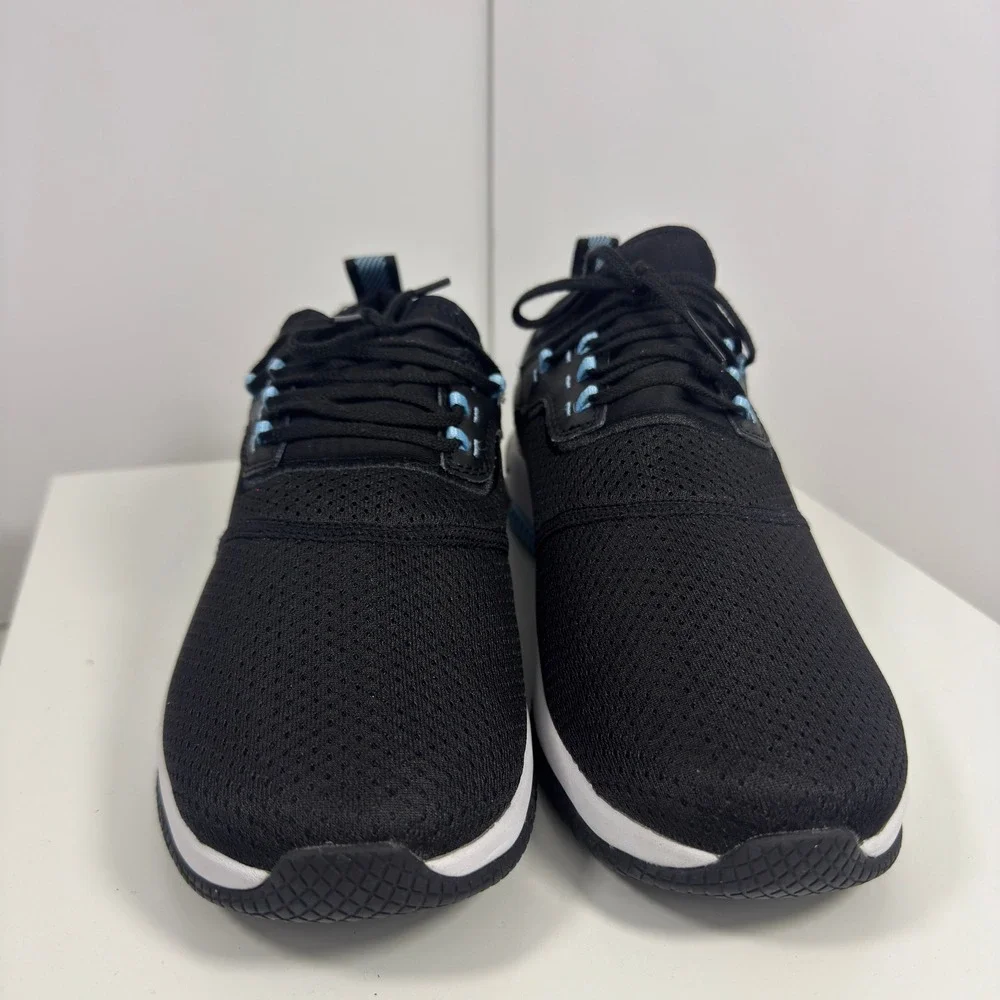 Infinity by Cherokee Dart Nursing Size 10 Womens Black Blue Athletic Sneakers